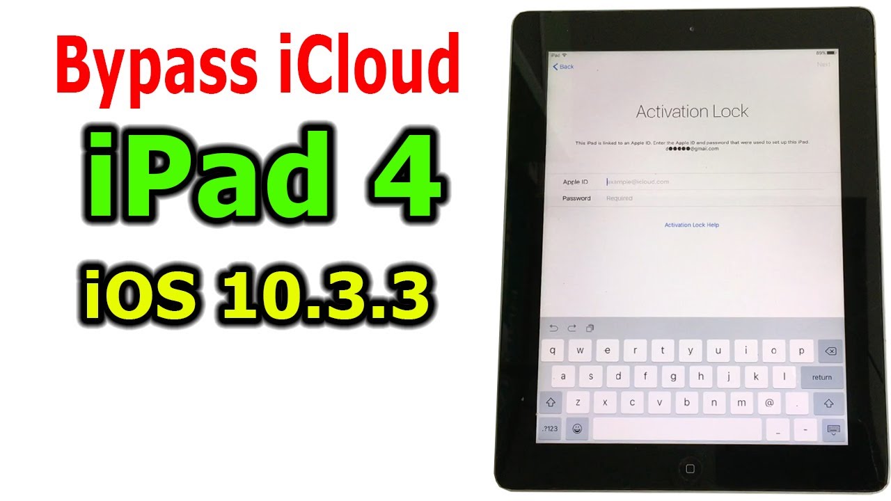 Bypass icloud ipad 4 ios 10 3 3 is activation lock on macos youtube