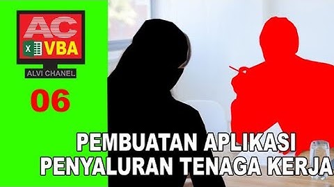 06 Membuat Userform1 Input Data Pencari Kerja Part 2 VBA Excel l Aplikasi Kartu Pencari Kerja
