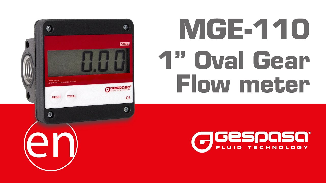 1" BSP digital diesel flow meter Gespasa MGE-110 