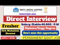 Nbcc recruitment 2024  diploma  engineering degree  je  direct interview selection  jobgo4u