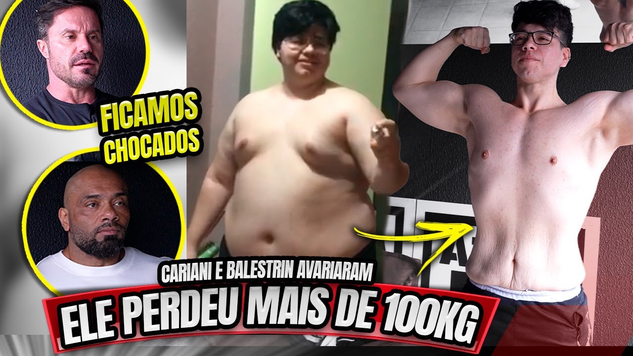 CARIANI E BALESTRIN FICARAM CHOCADOS COM ESSE JOVEM – ELE PERDEU MAIS DE 100KG