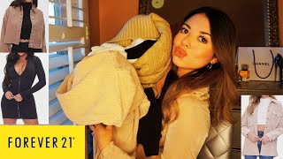 FOREVER 21 Winter \& Spring Clothing try On Haul 2022 !