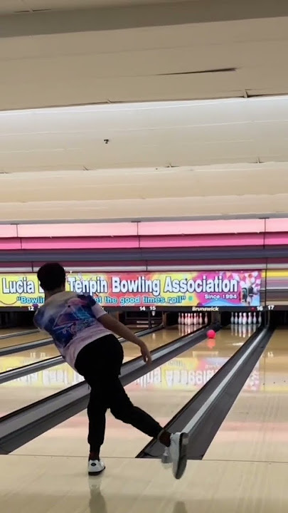 idol Wilbert Dolosa goes for a strike! #youth #bowler #talent #fyp #kaboler #motivated