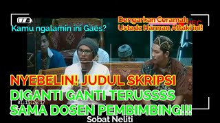 Judul Skripsi Diganti Berkali-kali sama Dosen? Wajib Lihat #ceramah Ustadz #hannanattaki #fyp #fypシ