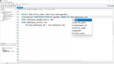Window Functions in MySQL | Intermediate MySQL