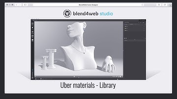 Blend4Web Studio: Uber-materials library