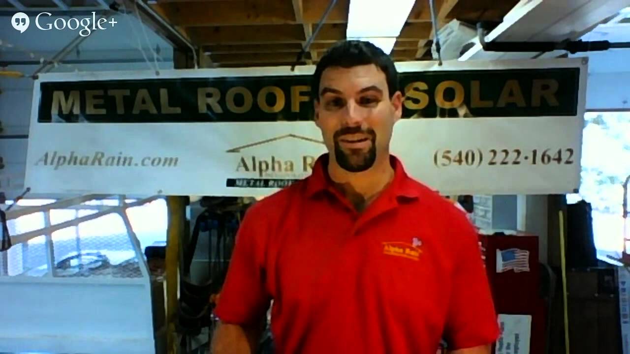 White Shop VA  Metal Roofing