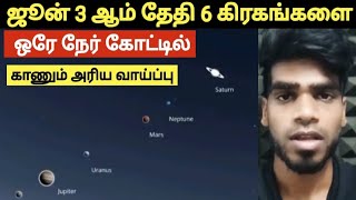 A rare opportunity to see 6 planets in a straight line on June 3rd | Tamil | Arun