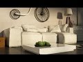 Cloth simulation 3ds Max Sofa with wrinkles tutorial