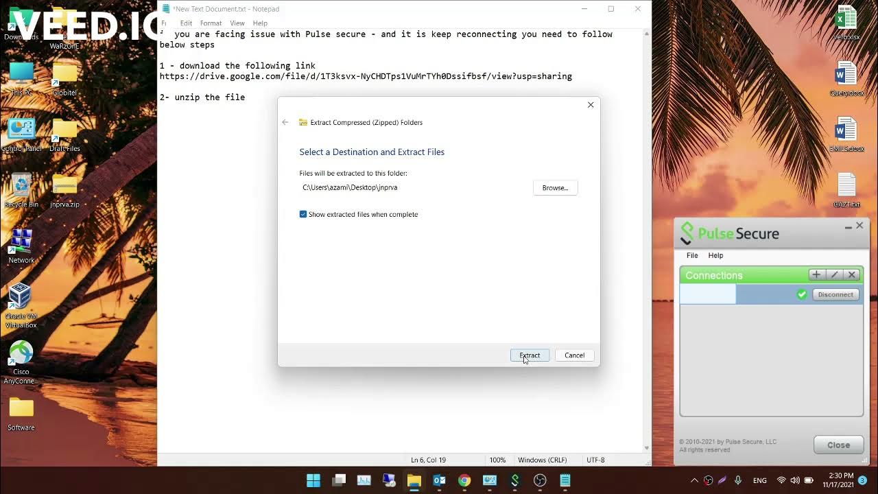 Fix Pulse secure connectivity issue on windows 11 VPN YouTube