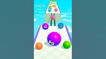 BAll RUN 2048// All level challenge gameplay walkthrough //Android iOS// #sort #level78