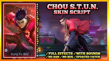 Chou S.T.U.N. Skin Script | Updated Script + Full Sounds +  No Password | Ikigai Plays