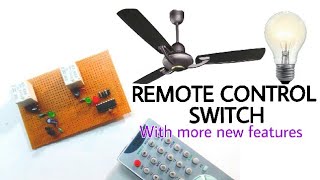 How to Make Remote Control Switch | 2 channel and more new feature