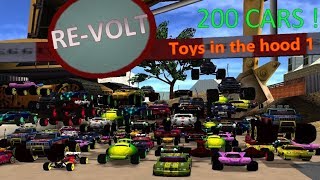 Re-volt - 200 Cars race ! - Toys in the hood