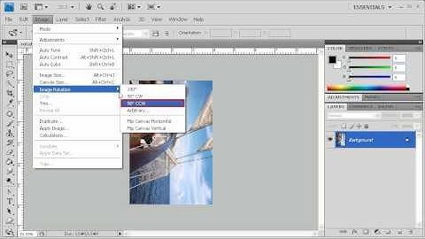 1.7 Rotating and Flipping an Image: Adobe Photoshop CS4 video