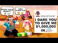 DARES ON ROBLOX #21 FUNNY AND COOL!