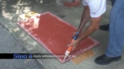 Alerttile Detectable Warning Installation