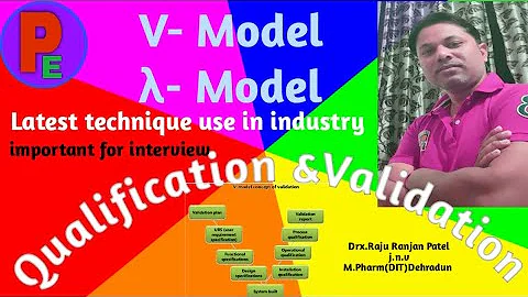 Qualification and validation, v- model of validation