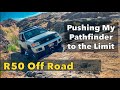 Pushing My R50 Pathfinder to the Limit Going Off Road!