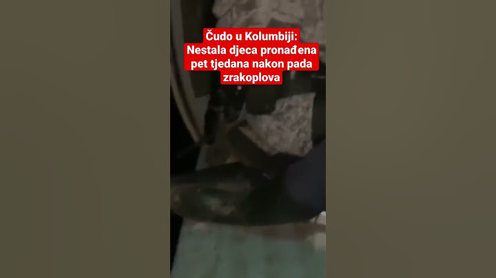 Čudo u Kolumbiji: Nestala djeca pronađena pet tjedana nakon pada zrakoplova