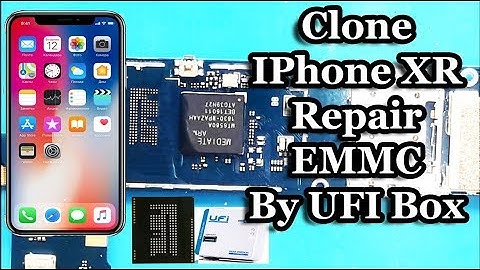 Clone IPhone XR  Repair EMMC  By UFI Box