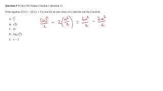 VCAA 2013 Exam 2 Question 13