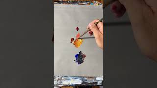 How to create a color palette that glows in your paintings.  Follow me for more painting tips!