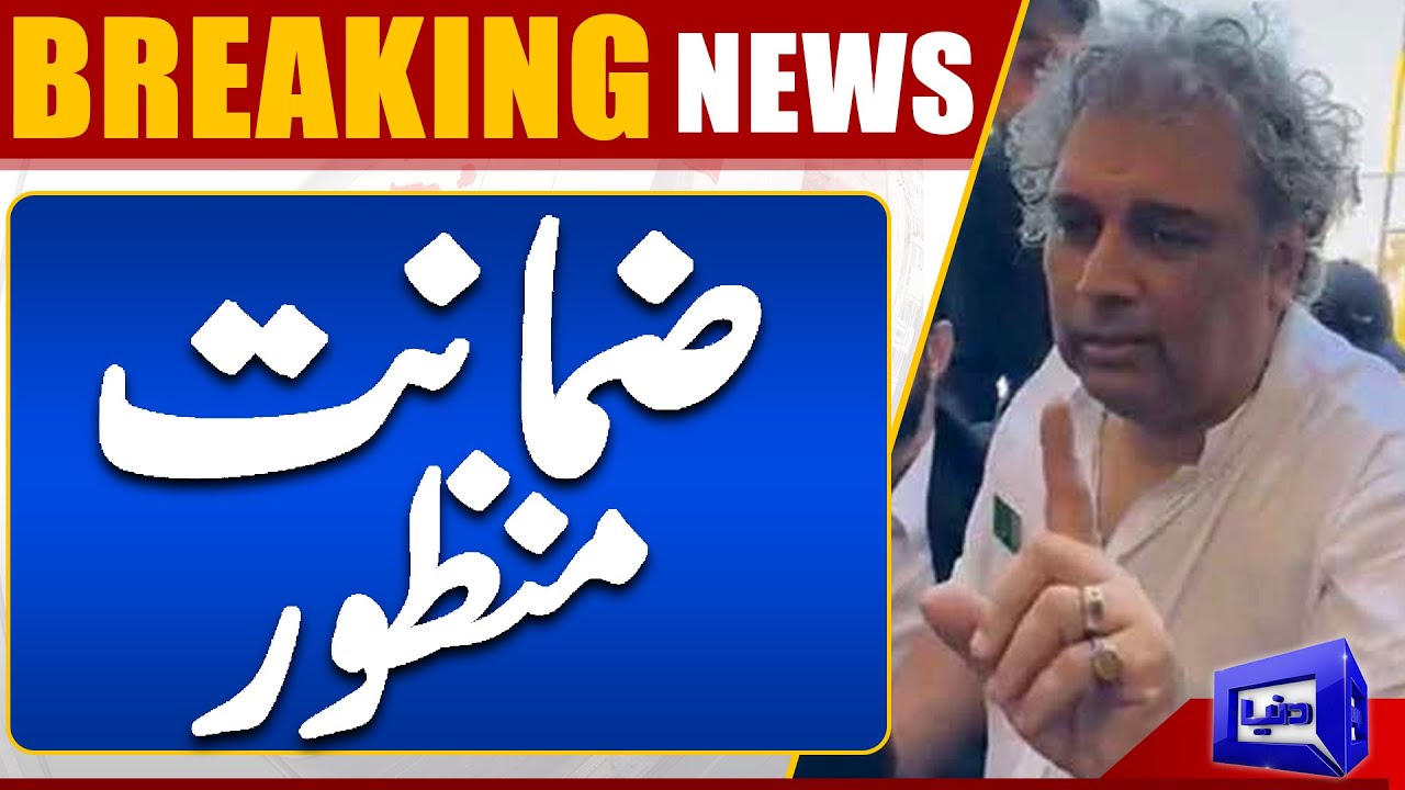 Breaking News!! Bail Approved Of PTI Leader Ali Zaidi | Dunya News