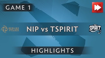 Ninjas in Pyjamas vs Team. Spirit [Game 1] ProDotA Cup Series by Azubu.tv - Dota Highlights