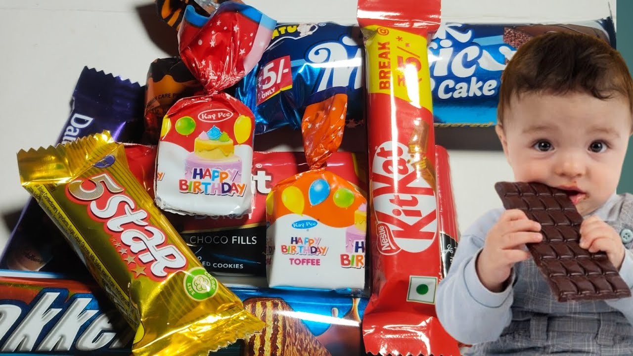 Kit Kat chocolate video 👑🍬 l Satisfying video l dairy Milk chocolate 🍫 l happy birthday 🎈🎂 unboxing