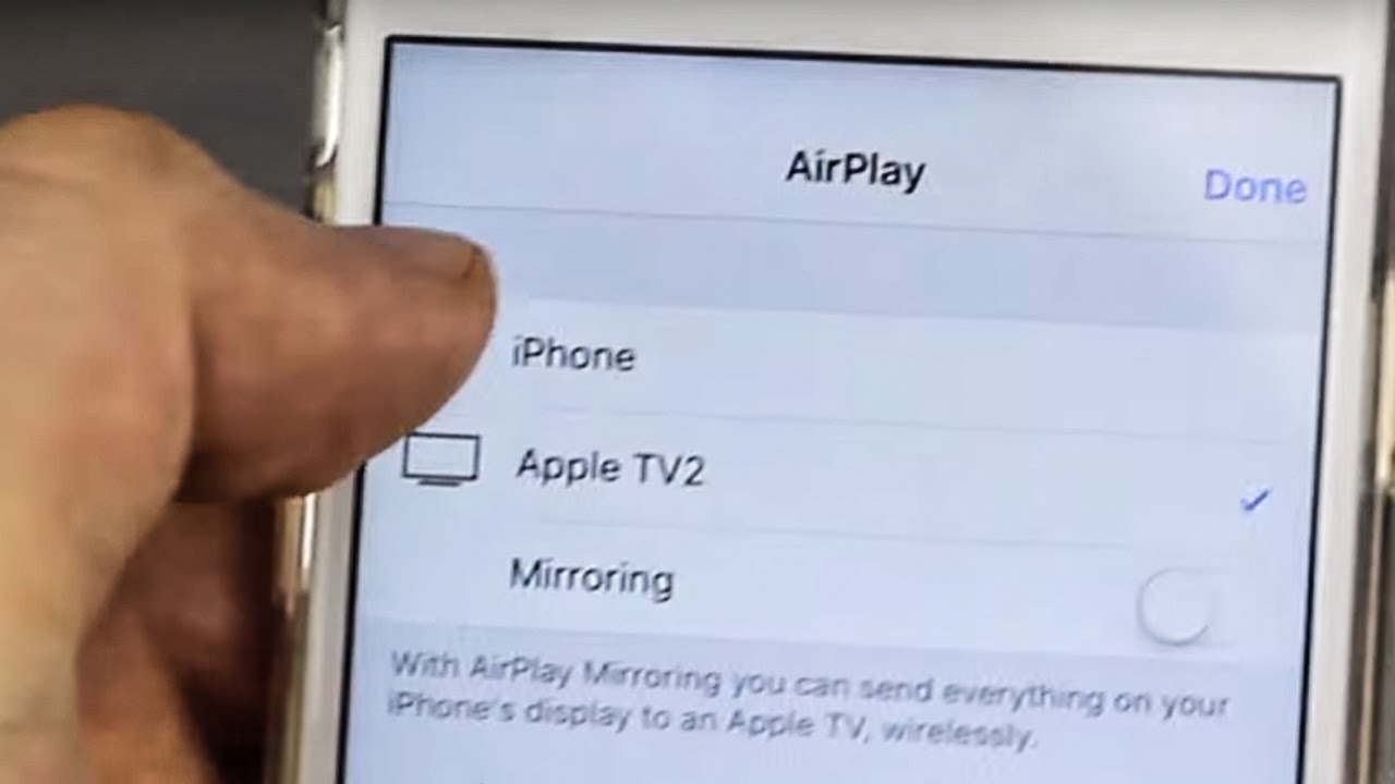 How to Airplay in iPhone 6 & iPhone 6s 16gb 64gb 128gb - YouTube