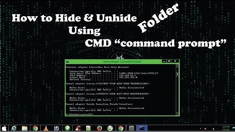 How to any folder on windows using CMD {command prompt} @Programmers100p