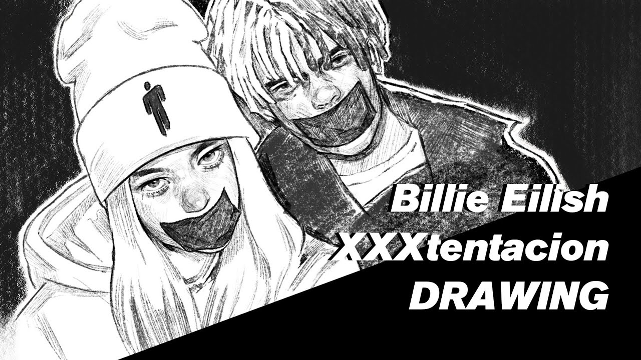 Billie Eilish Drawing Easy Black And White