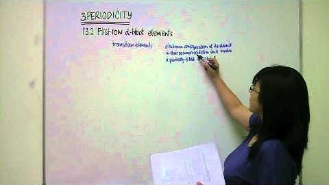 Chapter 3 Periodicity HL