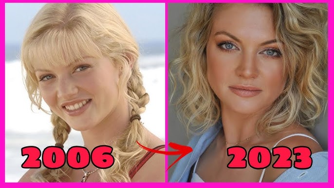 antes e depois dos personagens de h2o #h2ojustaddwater #h2o #h2omenina