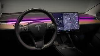 Multifunctioinal Rgb Interior Lights For Tesla Model 3 & Y
