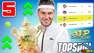 TOPSPINK 2K25 CARRIERA #5 - SCALO IL RANKING ATP ma SUCCEDE QUESTO...