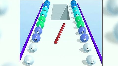 Ball Merge 2048 android iOS asmr satisfying gameplay Levels 12+