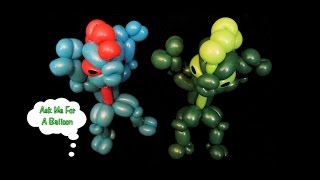 Alien Lizard Balloon - Balloon Animal Twisting Tutorial
