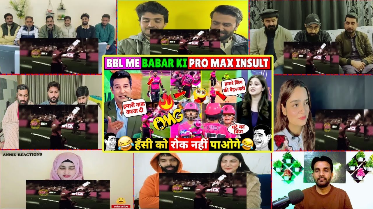 BABAR AZAM STEVE SMITH CONTROVERSY IN BBL🤣| BABAR AZAM INSULT PAK MEDIA SHOCKED | Pakistani Reaction