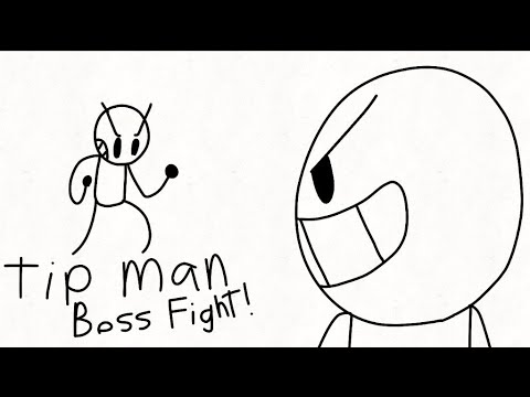 Tip Man Onl tip man boss fight Domo animation - YouTube