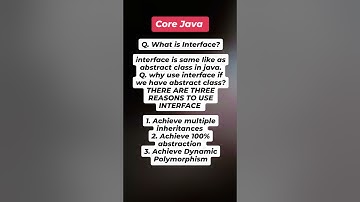 "Interfaces in Core Java: Why Choose Interface Over Abstract Class?"