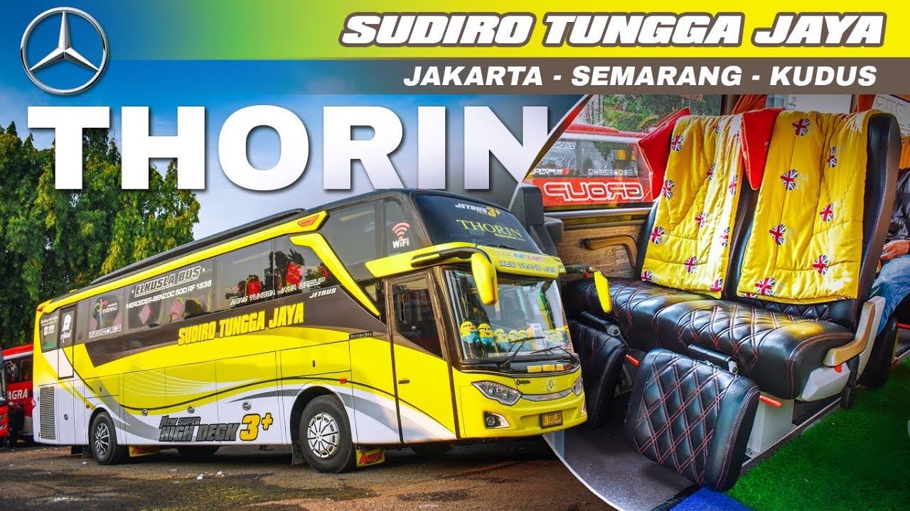 #1 JAKARTA - KUDUS 😎 | Mencoba Bis Angkatan Pagi Sudiro Tungga Jaya THORIN