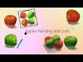 Apples painting and craft