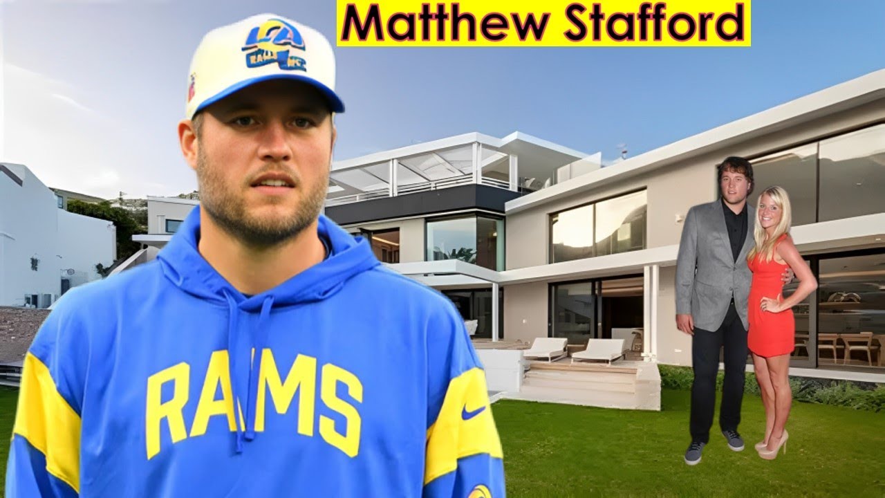 Meet Matthew Stafford's Wife, Parents, Siblings, 4 Children, Lifestyle, Career, Salary, Net worth