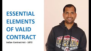 Essentials of a Valid Contract