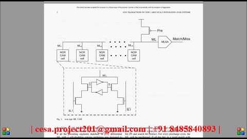 Precharge Free Low Power Content Addressable Memory