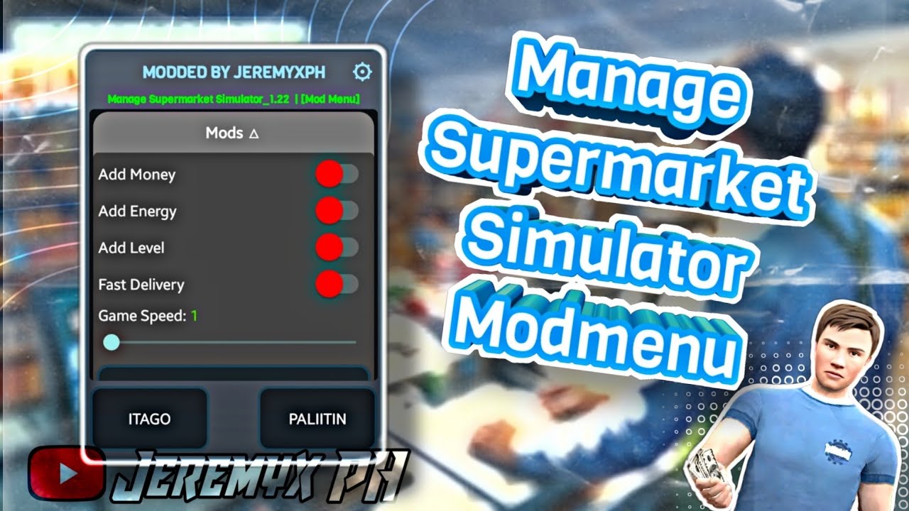 Manage Supermarket Simulator Mod Menu Apk[V.1.22] - YouTube
