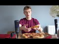 First Time Eating Dominos Pizza (Food Review)