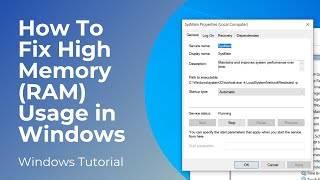 How To Fix High Memory/RAM Usage In Windows 10